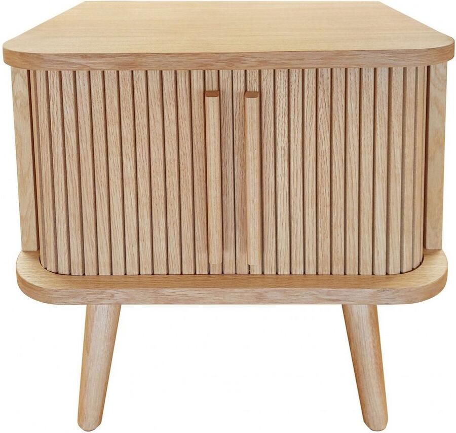 Woodman Bijzettafel Rove bijzonder design gedeeltelijk massief breedte 49 5 cm fsc -gecertificeerd