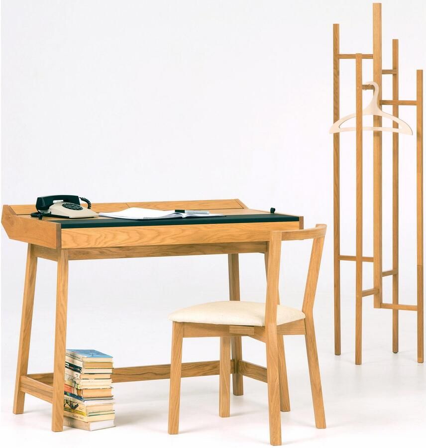 Woodman Bureau Brompton in scandinavisch design frame van massief eiken fsc -gecertificeerd