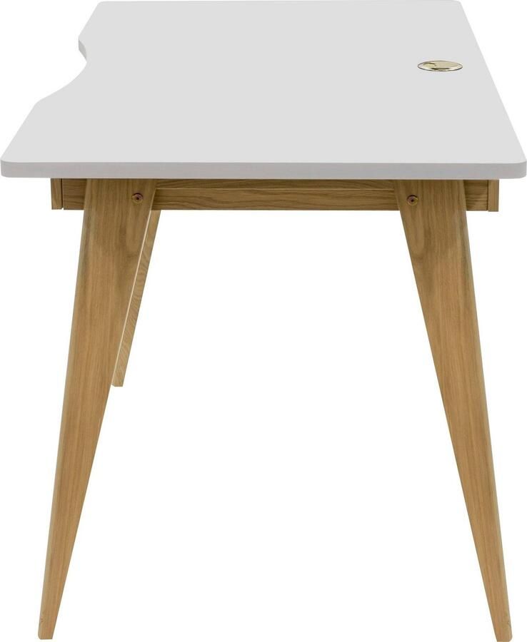 Woodman Bureau NICE in scandinavisch design tafelpoten van massief eiken fsc