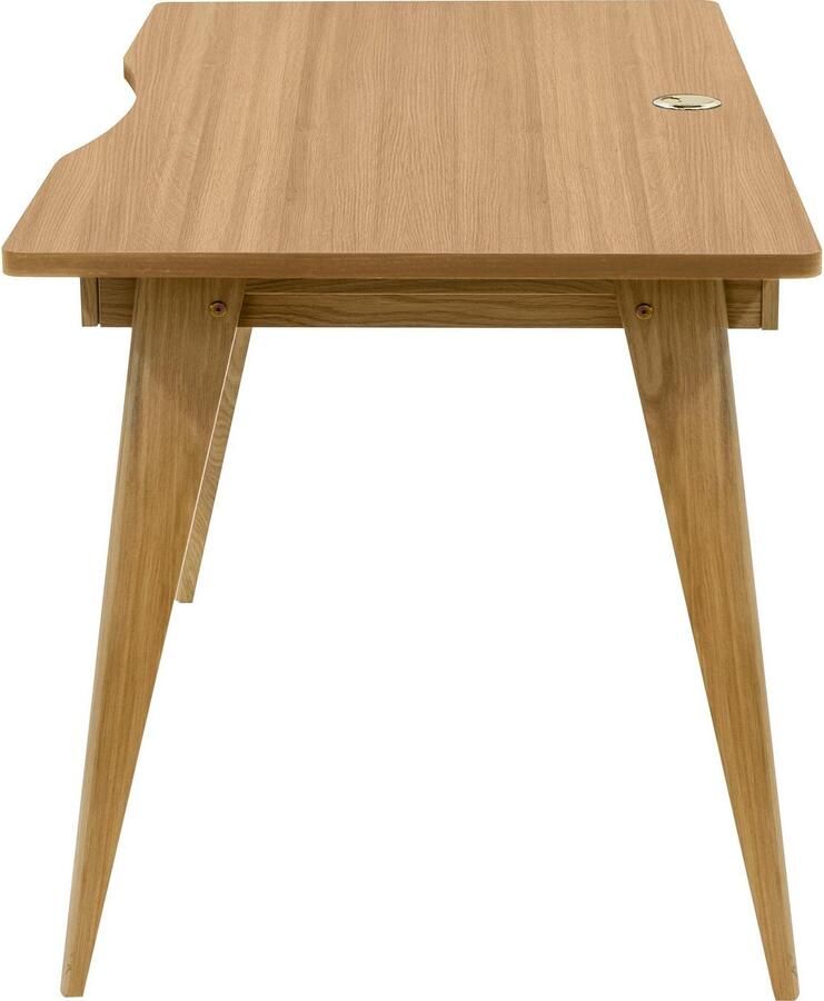 Woodman Bureau NICE in scandinavisch design tafelpoten van massief eiken fsc
