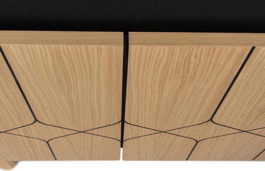 Woodman Kast Houtfineer van eiken Scandinavisch design FSC -gecertificeerd