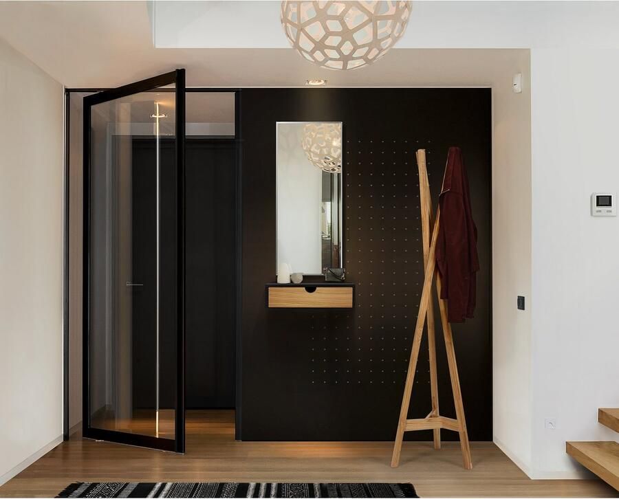 Woodman Nachtkastje Farsta bijzettafel opbergruimte met lade Houtfineer van eiken breedte 40 cm wandmontage FSC