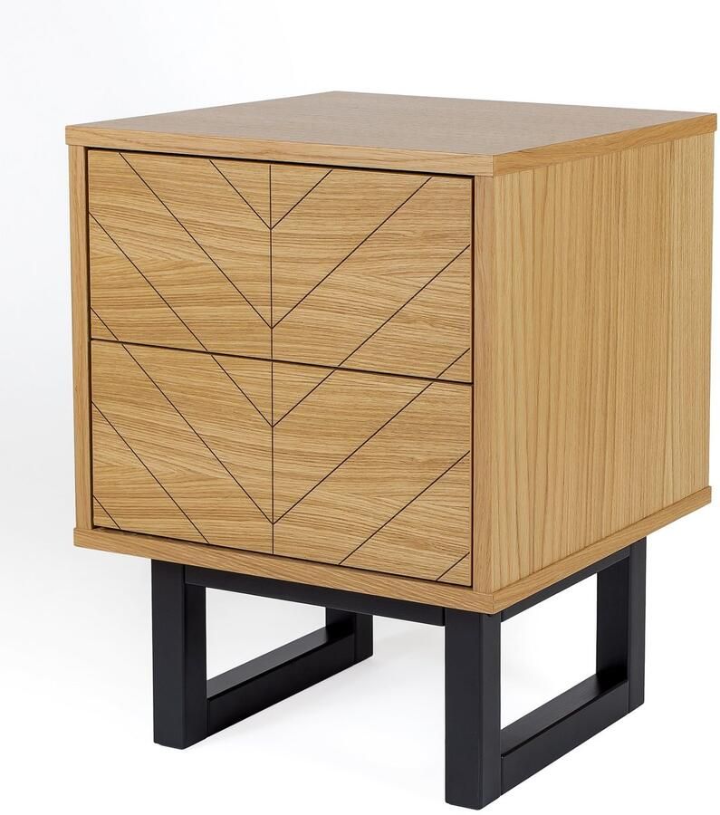 Woodman Nachtkastje Houtfineer van eiken FSC -gecertificeerd