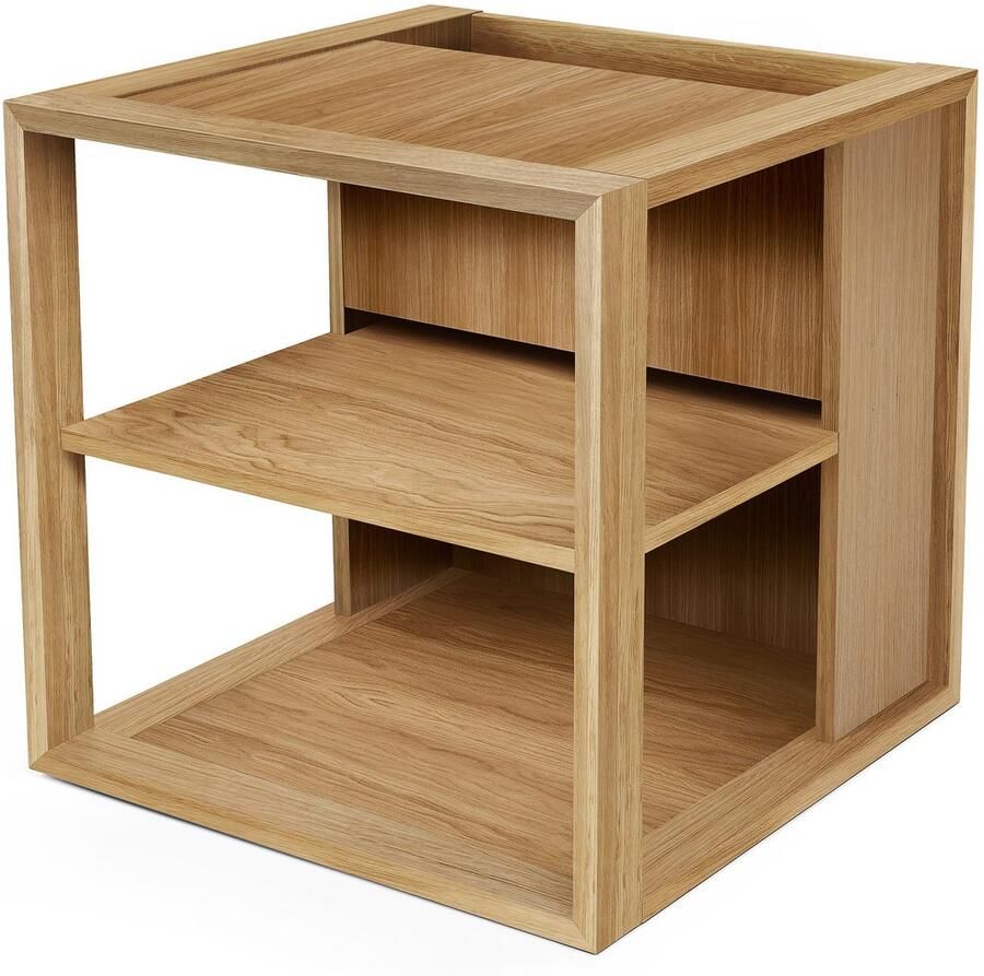 Woodman Salontafel Cube Houtfineer van eiken FSC -gecertificeerd