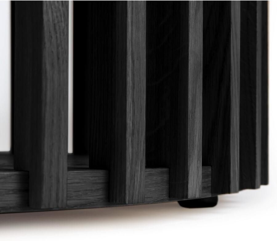 Woodman Salontafel Drum Breedte Diepte Hoogte: 83 83 42 cm Houtfineer van eiken spijlen van massief eiken FSC