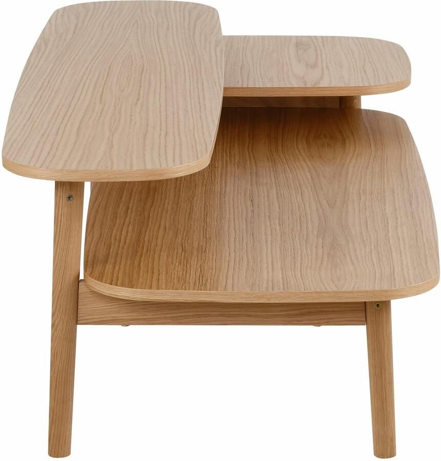 Woodman Salontafel Eichberg Salontafel Sofatisch Woonkamertafel met 3 verschillende niveaus breedte 120 cm fsc -gecertificeerd