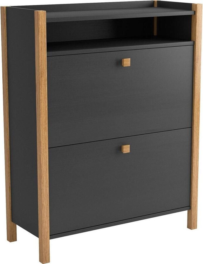 Woodman Schoenenbank Charis in scandinavisch design houtfineer van eiken fsc -gecertificeerd