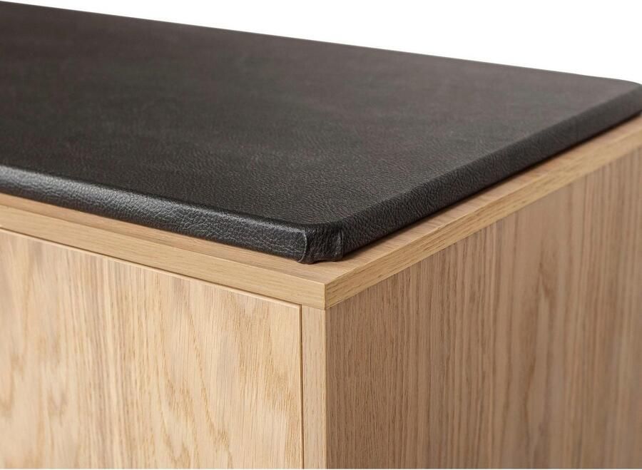 Woodman Schoenenbank Slussen in scandinavisch design houtfineer van eiken fsc -gecertificeerd