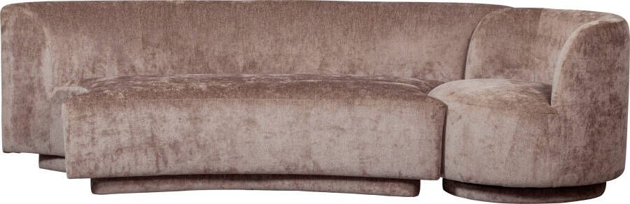 WOOOD 2-zitsbank Popular vrijstaand met grof chenille gevoerd breedte 215 cm