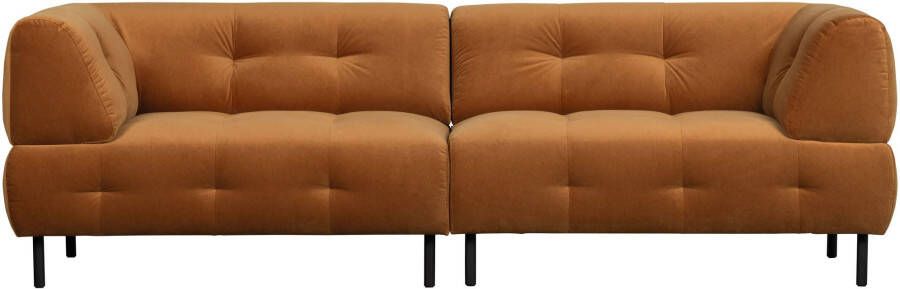 WOOOD | Lloyd 4-zitsbank Gewassen Fluweel Cinnamon | Zitmeubels woonkamer | 4-zitsbank