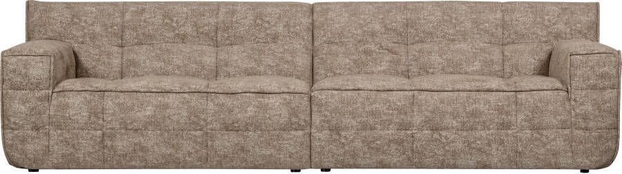 WOOOD 4-zitsbank Sofa Timor vrijstaand met chenille gevoerd h 81 cm x b 297 cm