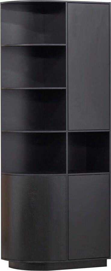 WOOOD Vitrinekast Finca met modern push-to-open systeem breedte 78 cm
