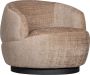 WOOOD Draaibare fauteuil Woolly met ronde vormen breedte 84 cm - Thumbnail 1