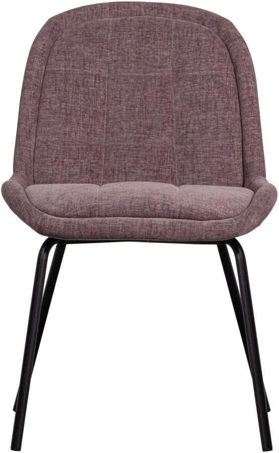 BePureHome Eetkamerstoel Crate Velvet Mauve paars