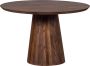 BePureHome Limit Eetkamertafel Mangohout Walnoot 76x130x130 - Thumbnail 1