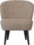 WOOOD Fauteuil Sara Polyester Naturel 71x59x70 - Thumbnail 2