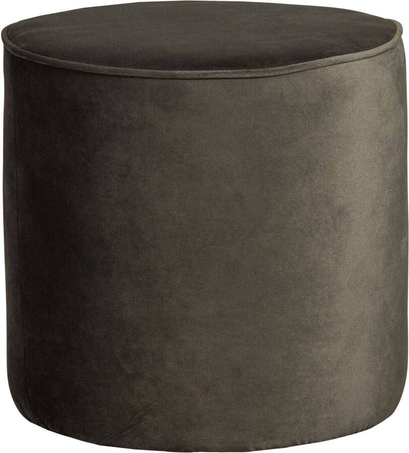 WOOOD | Sara Poef Hoog Warm Groen 46xØ46 | Woonaccessoires | Poef - Foto 3