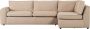 WOOOD Hoekbank Rechts Freek Polyester Warm Beige 80x284x175 - Thumbnail 2