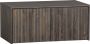 WOOOD Kistbank New Gravure bunkbank met grafische reliëfdeuren op wielen breedte 88 cm - Thumbnail 2