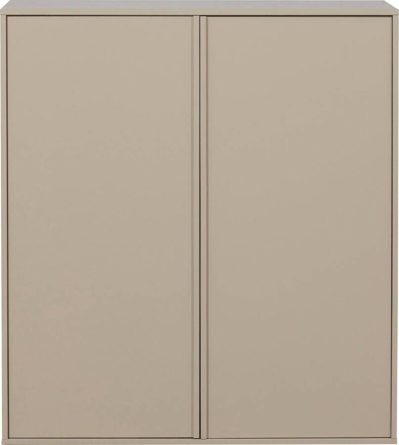 Vtwonen | Daily Closet Double 110x100cm Grenen Dakargrau | Woonkamer meubels | BergkastKast - Foto 9