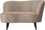 WOOOD Sara Loungefauteuil Rechts Velvet Khaki 71x112x81 - Thumbnail 2