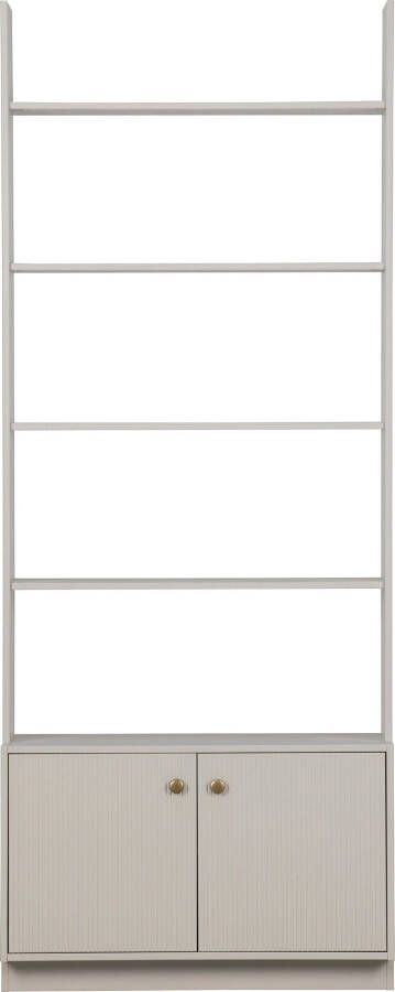 WOOOD | Madu Boekenkast Grenen Wolkengrijs | Woonkamer meubels | BoekenkastKast - Foto 10