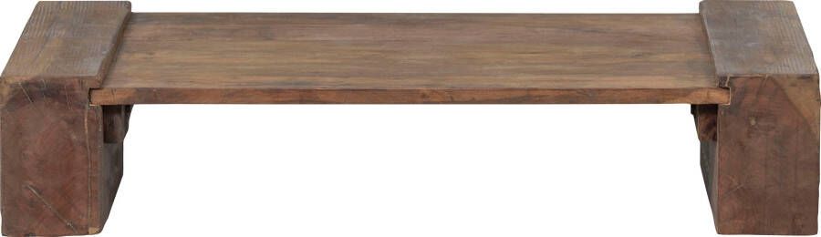 WOOOD Salontafel Cuno heldere lijnen van mangohout h 30 cm x b 70 cm