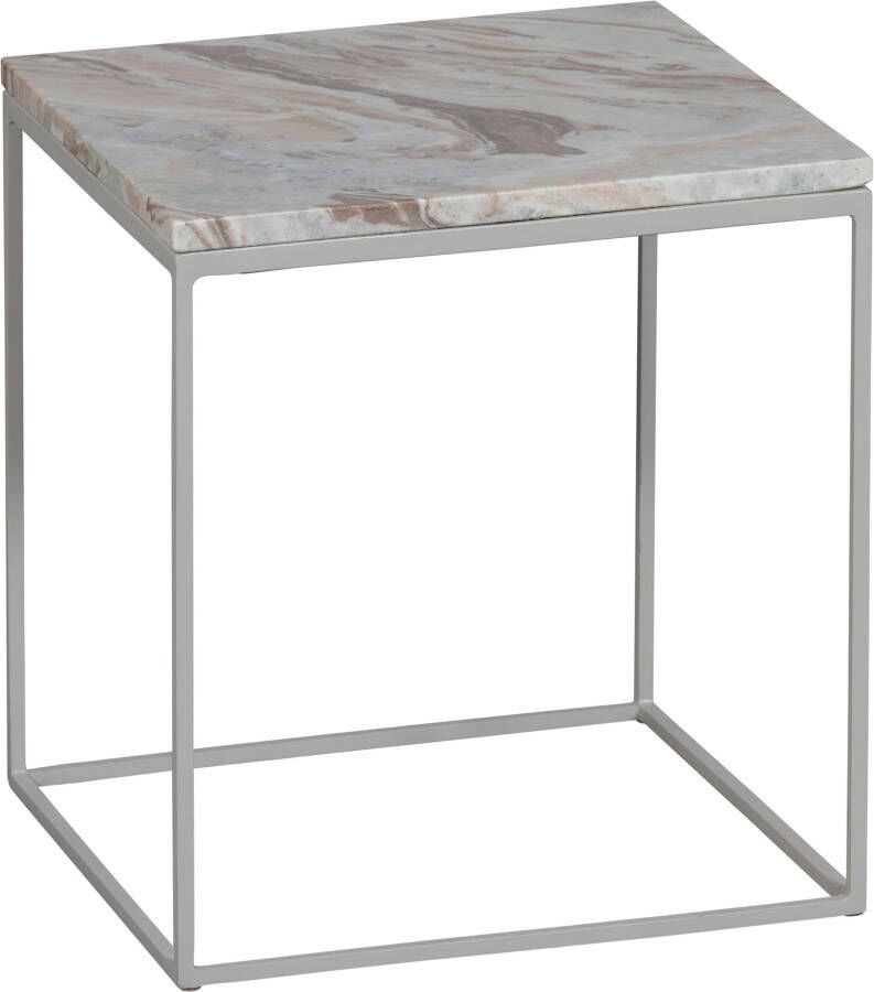 WOOOD Salontafel Mellow met marmeren tafelblad h 45 cm x b 40 cm