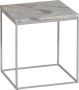 WOOOD Salontafel Mellow met marmeren tafelblad h 45 cm x b 40 cm - Thumbnail 2