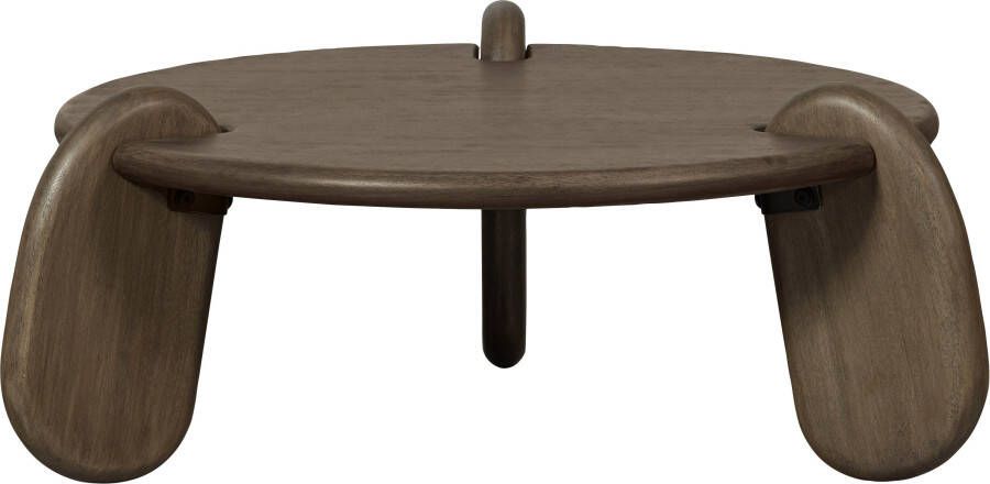 WOOOD Salontafel Milan van mangohout h 40 cm x ø 100 cm