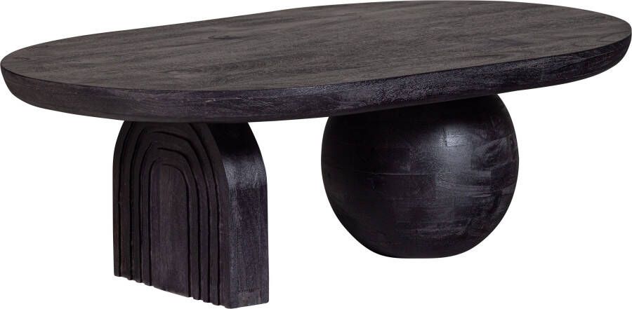 WOOOD Salontafel STEPPE van mango-hout grote tafelblad h 38 cm x b 110 cm