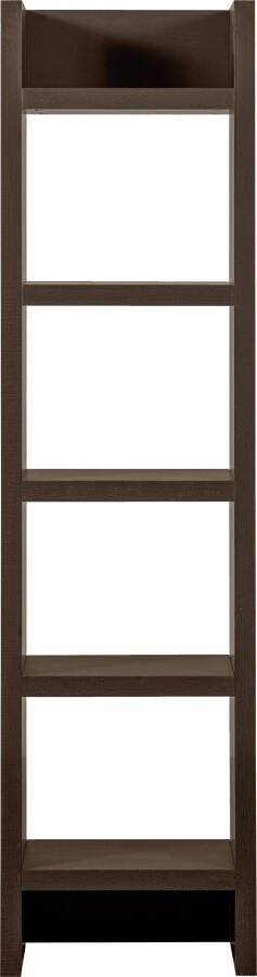 WOOOD Exclusive Wandkast Timo MDF 195 x 50cm Donkerbruin