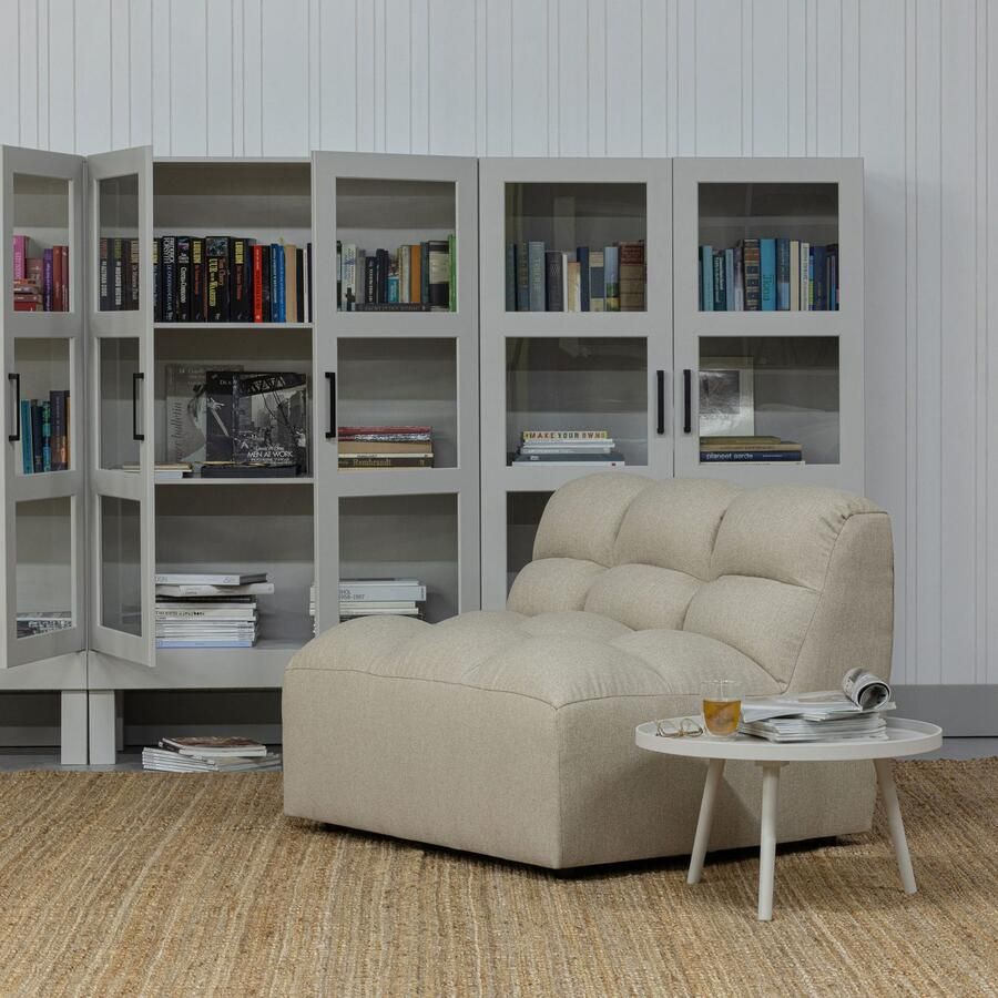 WOOOD 1 5-zits Pepper fauteuil vrijstaand gepolsterd breedte 100 cm