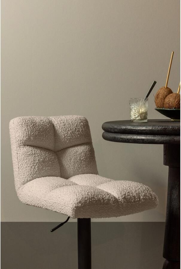 WOOOD Barkruk Vinny draaibaar in hoogte verstelbaar breedte 44 cm (set 2 stuks) - Foto 4