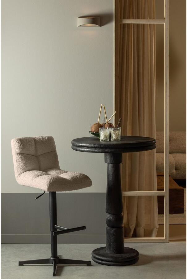 WOOOD Barkruk Vinny draaibaar in hoogte verstelbaar breedte 44 cm (set 2 stuks) - Foto 5