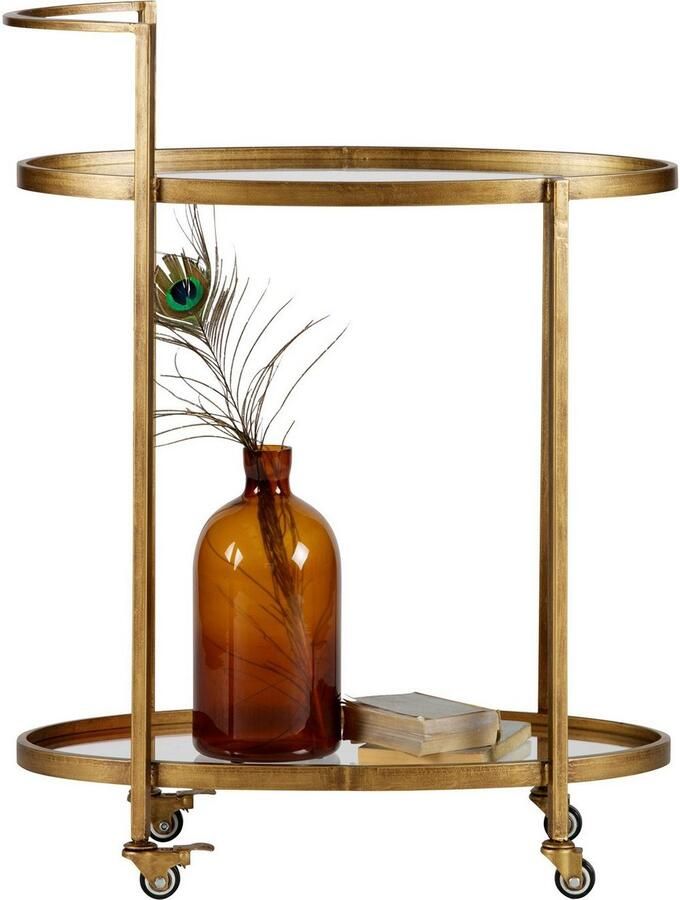 BePureHome | Push trolley metaal antique brass | Woonaccessoires | Woningdecoratie | Woonaccessoire - Foto 2