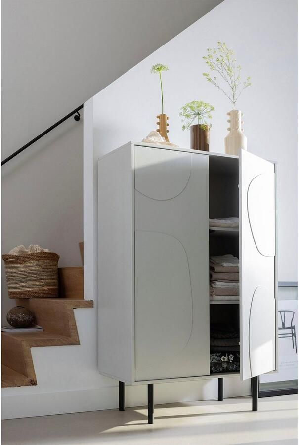 WOOOD | Cadiz Opbergkast Grenen Mist | Woonkamer meubels | BergkastKast - Foto 5