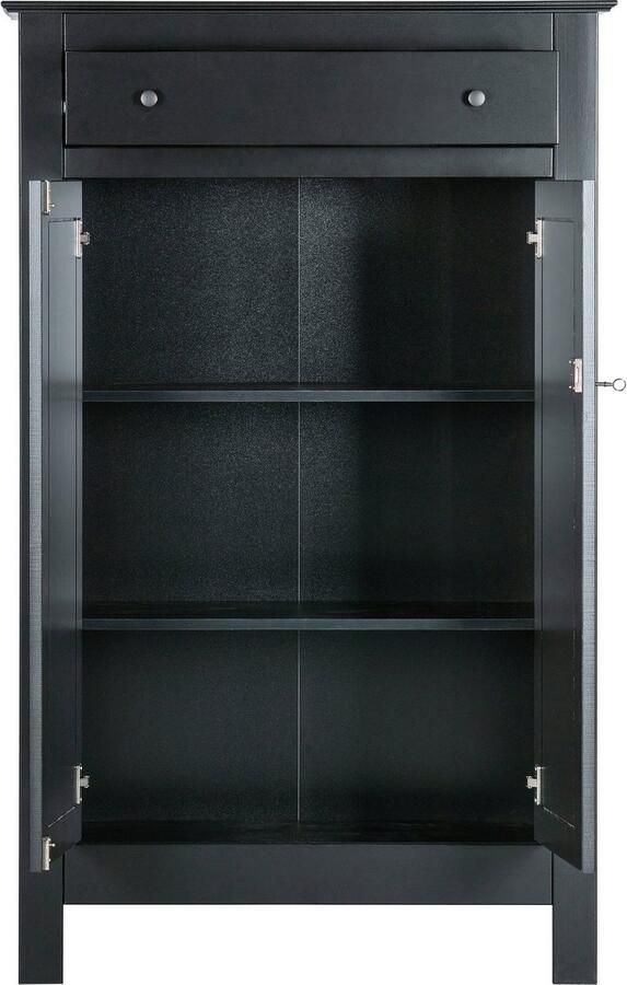 WOOOD | Eva Meidenkast Grenen Diep Zwart | Woonkamer meubels | BergkastKast - Foto 5