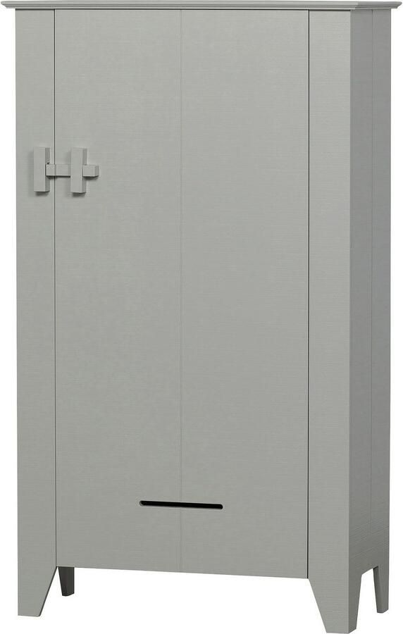 WOOOD | Gijs Boerenkast Bezaagd Grenen Mist | Woonkamer meubels | BergkastKast - Foto 2