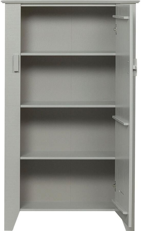 WOOOD | Gijs Boerenkast Bezaagd Grenen Mist | Woonkamer meubels | BergkastKast - Foto 3