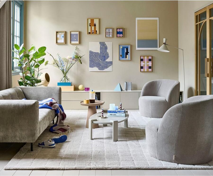 Vtwonen | Coffee A Gogo Bijzettafel Hout Mirre | Woonkamertafels | Bijzettafel - Foto 3