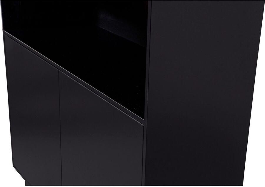 WOOOD Exclusive | Finca Buffet- Drankkast Grenen Diep Zwart | Woonkamer meubels | BuffetkastKastWandkast - Foto 3