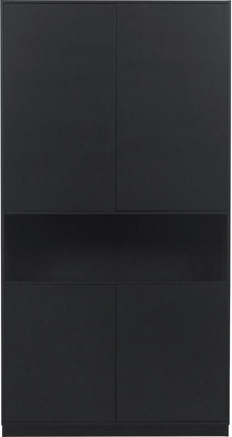 WOOOD Exclusive | Finca Opbergkast 110cm Zwart | Woonkamer meubels | BergkastKast - Foto 5