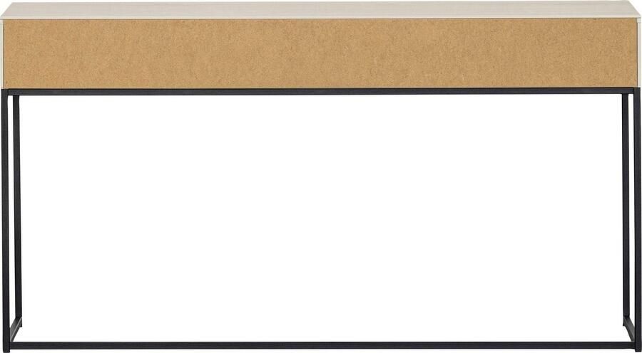WOOOD | Silas Sidetable Geborsteld Grenen Dust | Woonkamertafels | Wandtafel - Foto 7