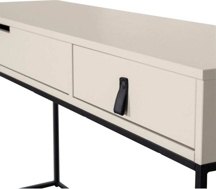 WOOOD | Silas Sidetable Geborsteld Grenen Dust | Woonkamertafels | Wandtafel - Foto 2