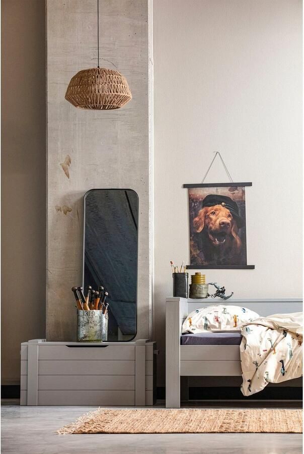 WOOOD | Dennis Speelgoedkist Betongrijs Geborsteld | Woonkamer meubels | Kast - Foto 2