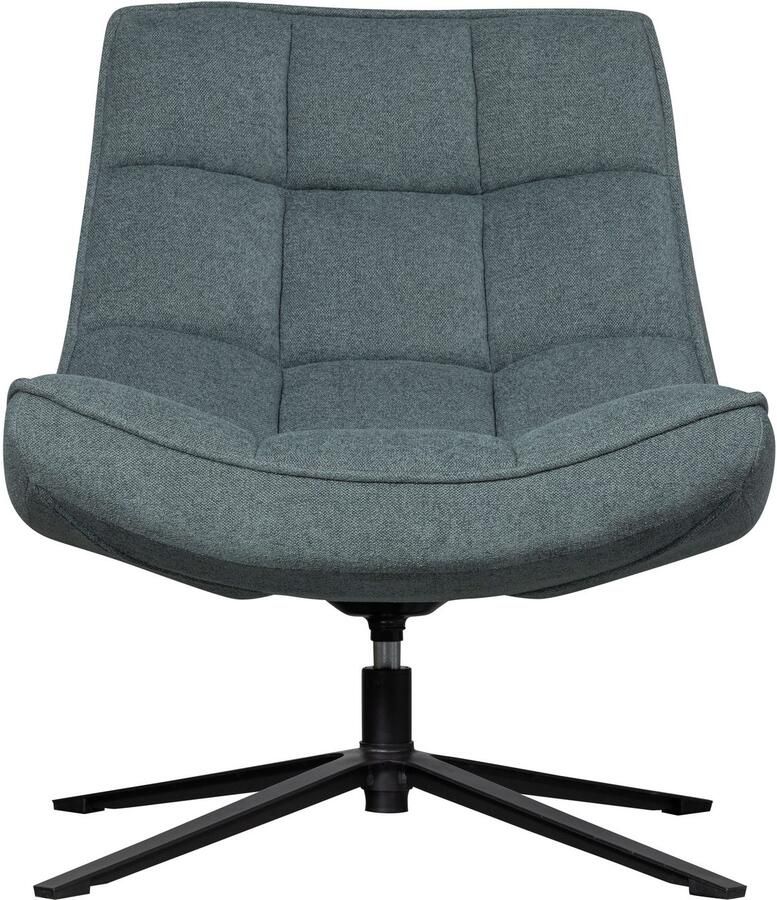 WOOOD Draaibare fauteuil Maudi Metalen frame gepolsterd met geweven stof H 84 cm x B 74 cm - Foto 7