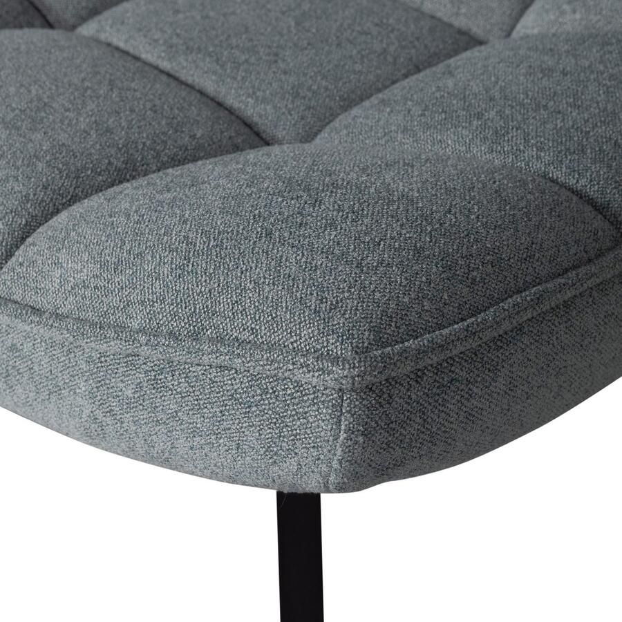 WOOOD Draaibare fauteuil Maudi Metalen frame gepolsterd met geweven stof H 84 cm x B 74 cm