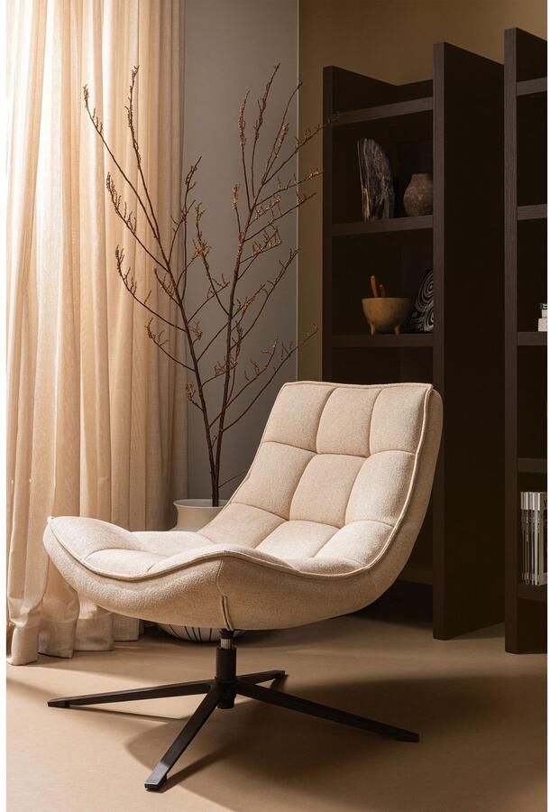 WOOOD | Timo open kast mdf donkerbruin 195x50x40cm | Woonkamer meubels | Kast - Foto 2