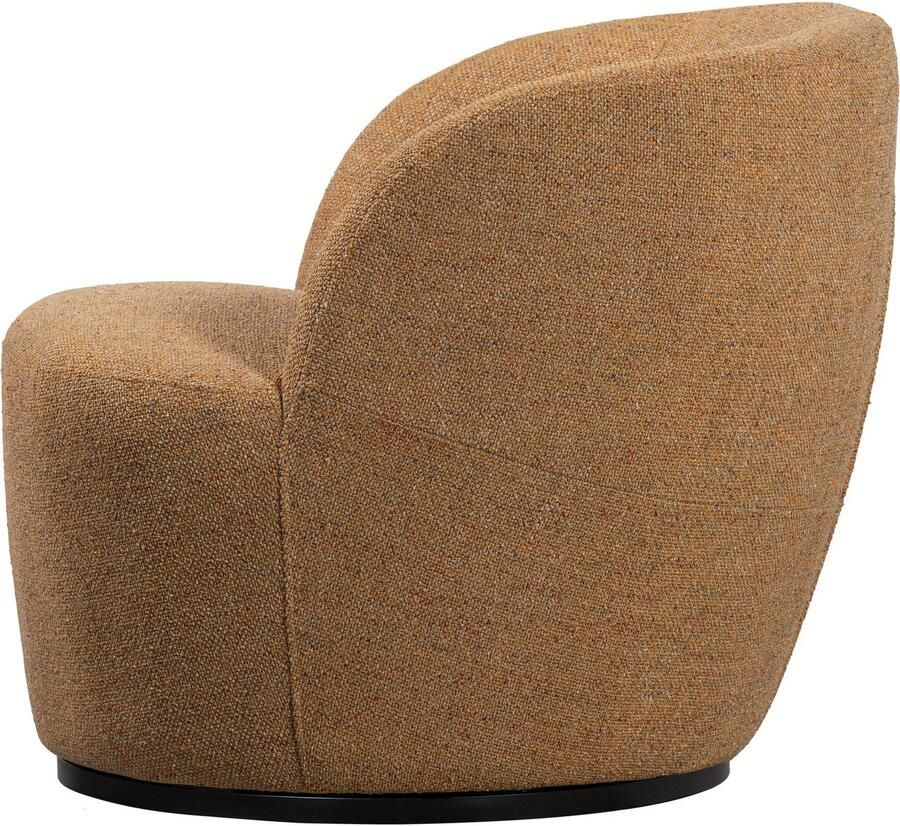 WOOOD Draaibare fauteuil Serra in elke richting draaibaar ronde vorm h 68 cm x b 70 cm - Foto 5